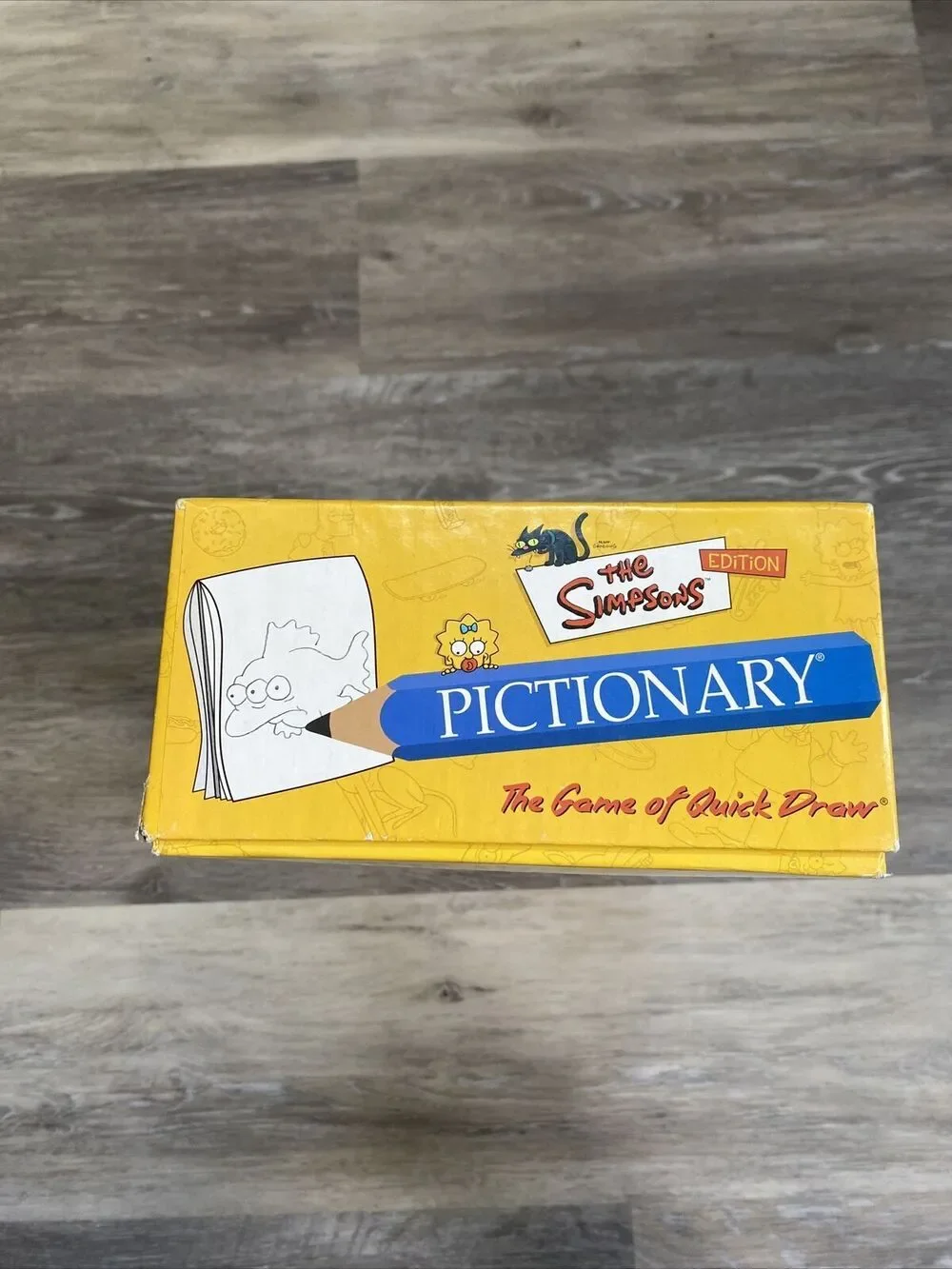 Pictionary The Simpsons Edition Board Game of Quick Draw USAopoly -READ